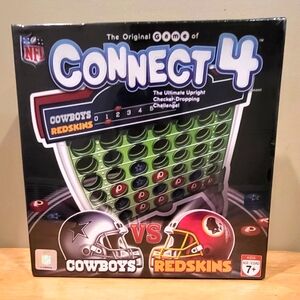 Washington Redskins Connect 4 Four Game NFL Sealed New Unopened v Dallas Cowboys